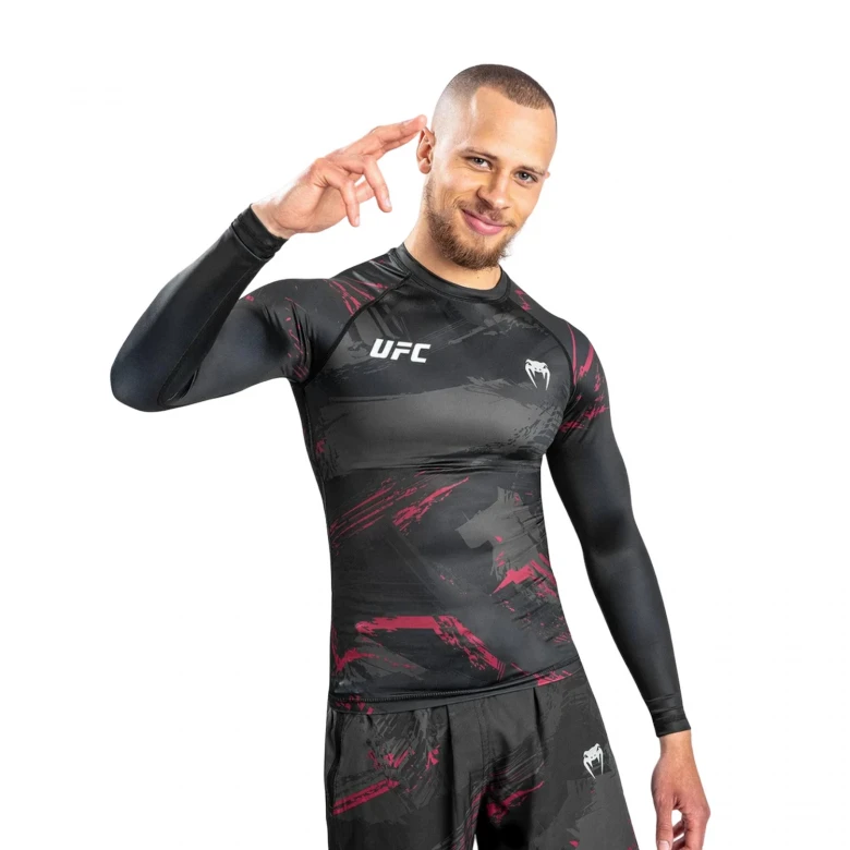 Футболка Venum | Ufc Fight Week 2.0 Rashguards Long Sleeves - Sand