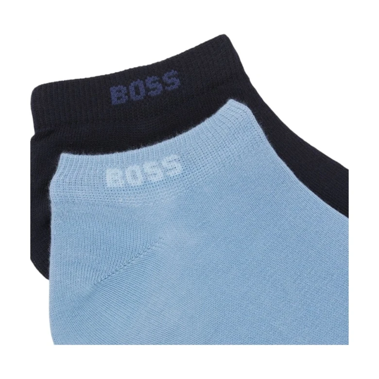 Носки Boss Two-Pack of Ankle Socks in a Cotton Blend 1