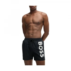 Шорты Boss Contrast-logo Swim Shorts In Quick-drying Fabric 2