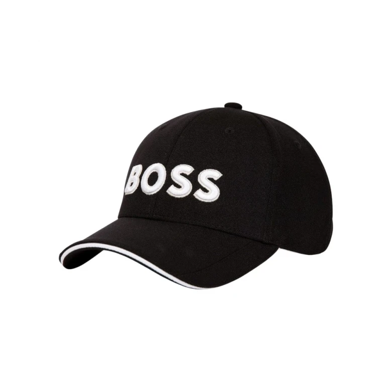 Кепка Boss Knitted-Piqué Six-Panel Cap with Embroidered Logo