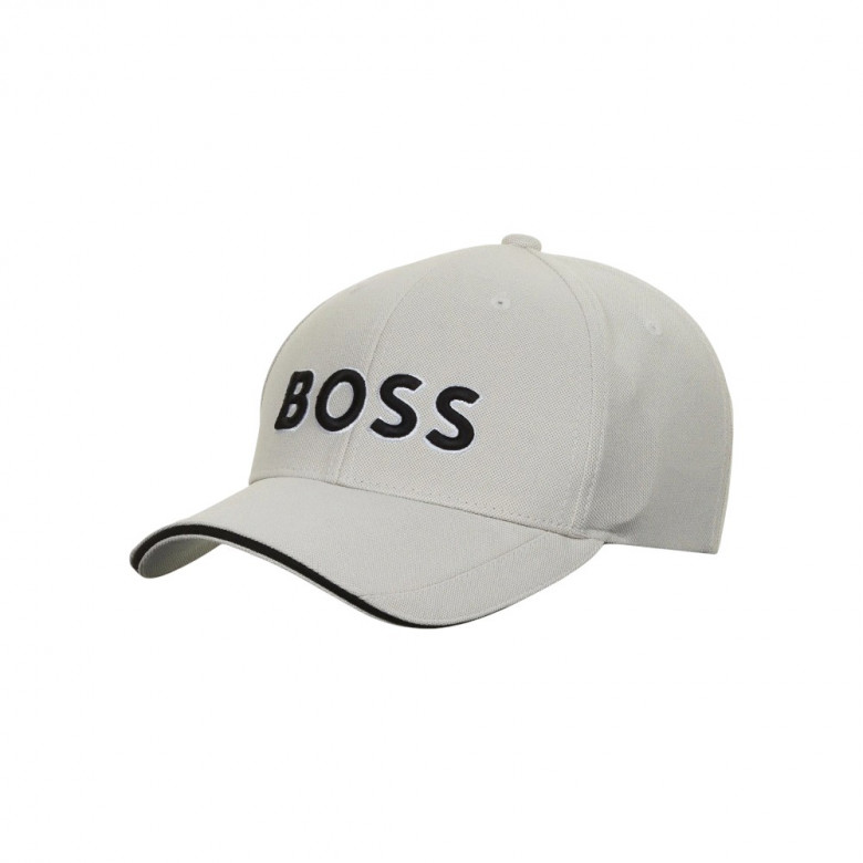Кепка Boss Knitted-Piqué Six-Panel Cap with Embroidered Logo