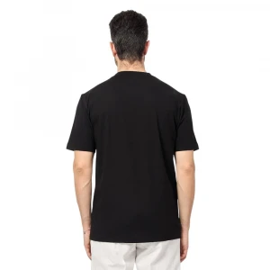Футболка Boss Cotton-Jersey T-Shirt With Fineline Logo Artwork 3