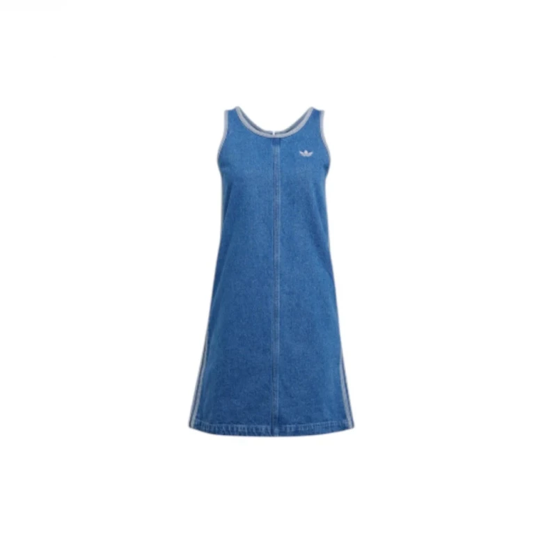 Платье Adidas Adicolor Denim 3-Stripes Tank Dress 5