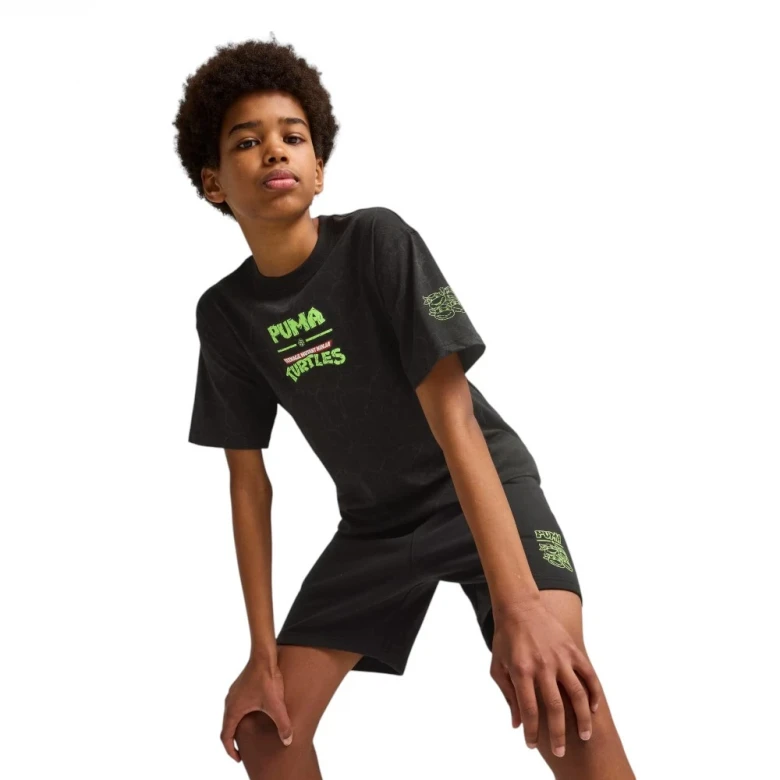 Футболка Puma X TMNT Relaxed All-Over Print Tee Youth 2
