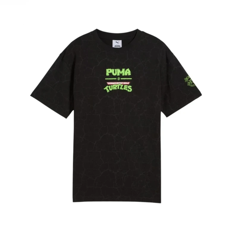 Футболка Puma X TMNT Relaxed All-Over Print Tee Youth
