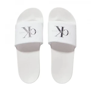 Шлепки Calvin Klein Canvas Logo Sliders 2