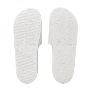 Шлепки Calvin Klein Canvas Logo Sliders 3