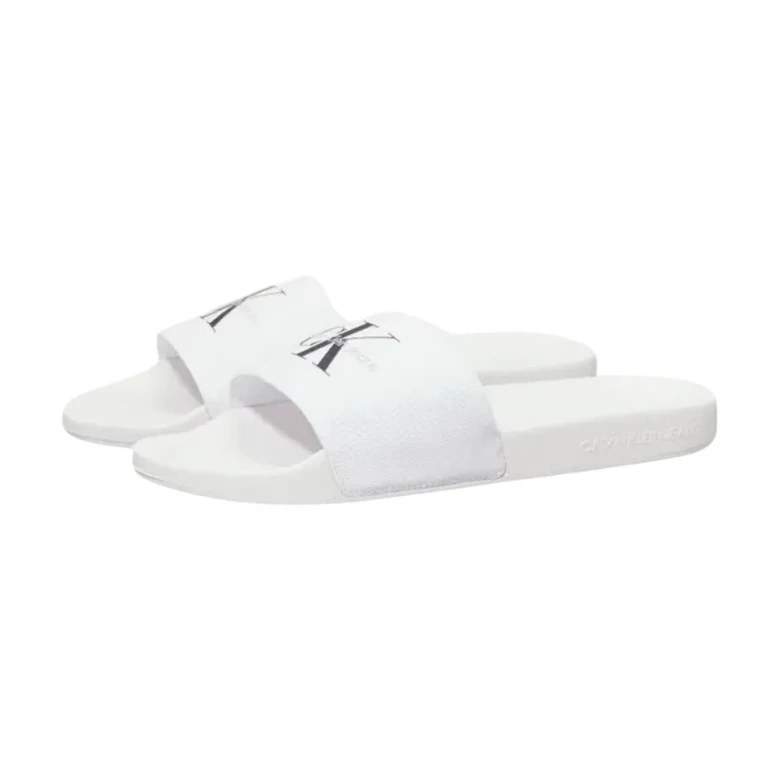 Шлепки Calvin Klein Canvas Logo Sliders 1