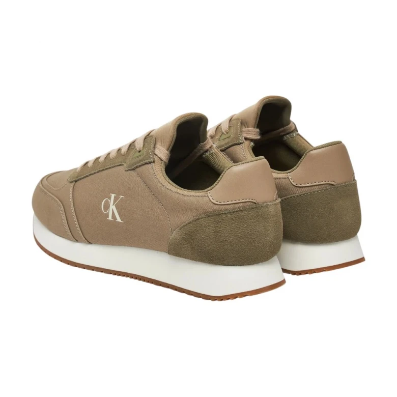 Кроссовки Calvin Klein Snīkeri Runner Sock Laceup Mg Canvas 2