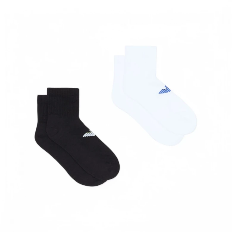 Носки EA7 Emporio Armani Two-Pack Of Terrycloth Socks With Eagle Logo