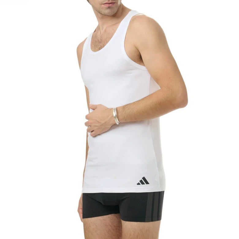 Майка Adidas Underwear Herren Unterhemd Tank Top Baumwolle Sportswear 2er Pack 3
