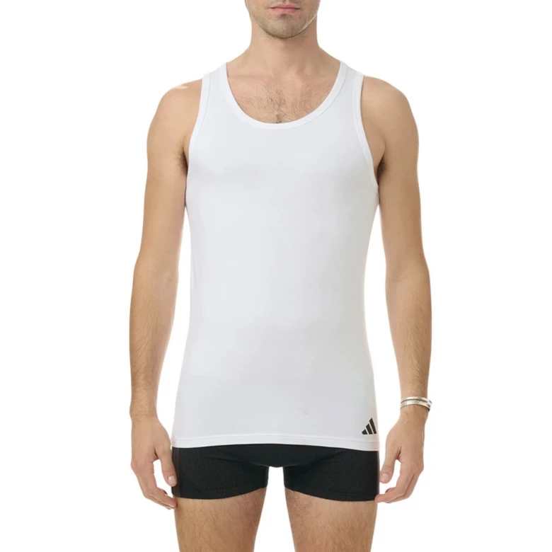 Майка Adidas Underwear Herren Unterhemd Tank Top Baumwolle Sportswear 2er Pack 1