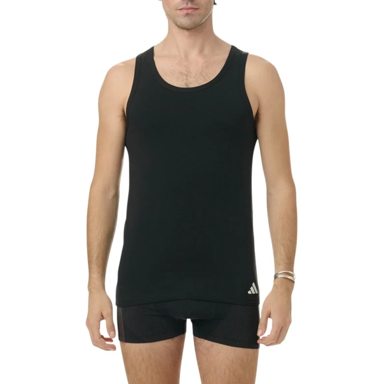 Майка Adidas Underwear Herren Unterhemd Tank Top Baumwolle Sportswear 2er Pack 1