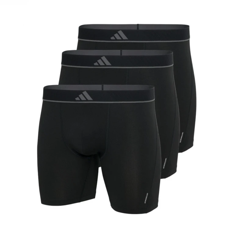 Трусы Adidas Underwear Boxershorts Micro Flex Lang 3-Pack Zwart