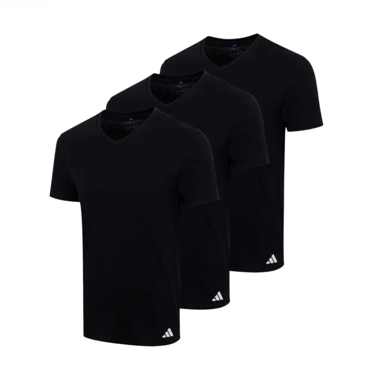 Футболка Adidas Underwear Herren T-Shirt 3er Pack V-Neck Shir