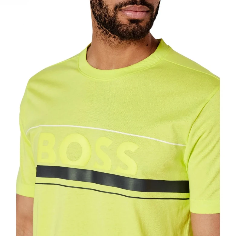 Cotton-jersey T-shirt With Stripes And Logo 2