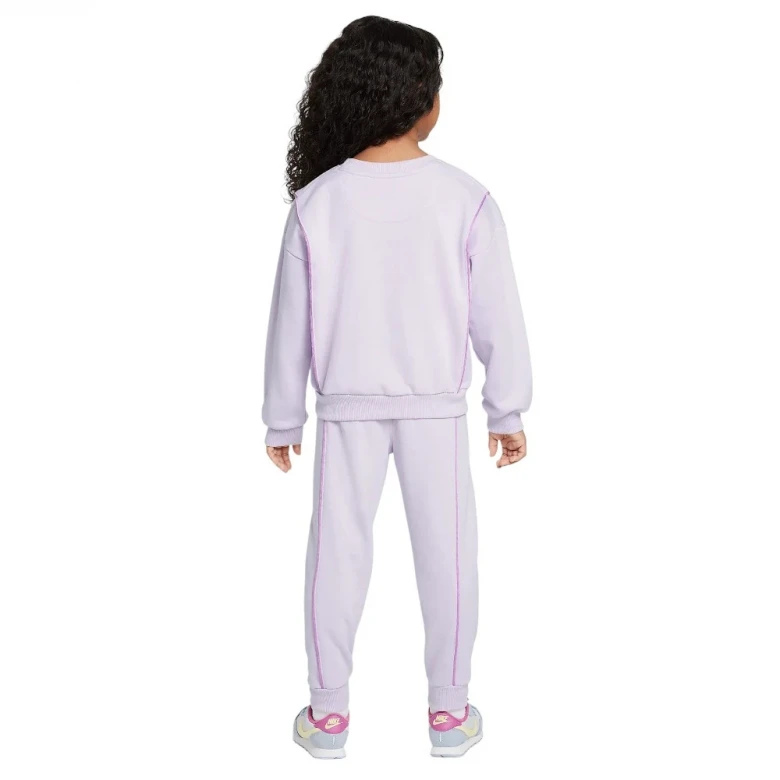 Костюм Nike Girls' Essentials Purple Tracksuit 1