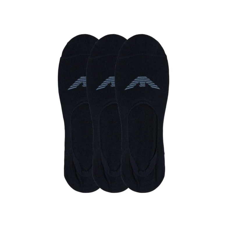 Носки EA7 Emporio Armani 3-Pack Footie Socks