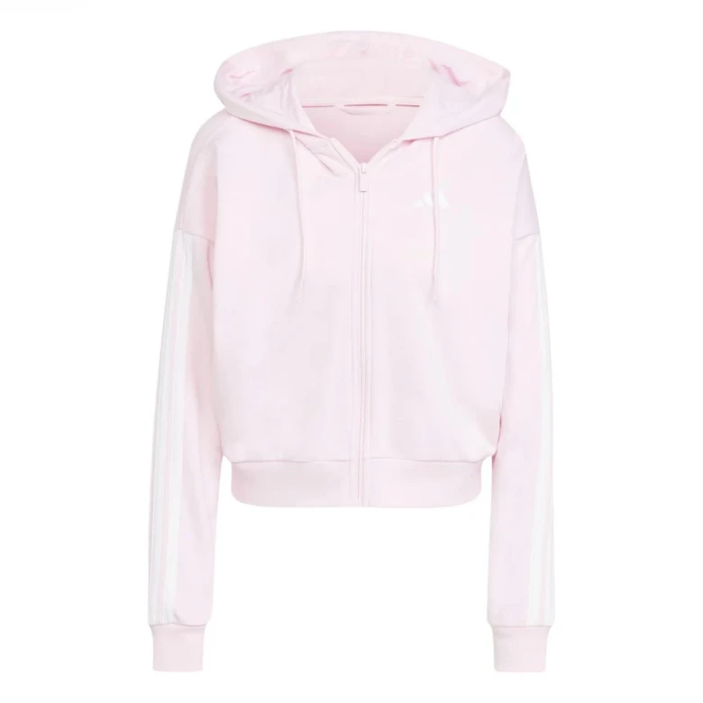 Толстовка Adidas Essentials 3-Stripes French Terry Full-Zip Hoodie 5