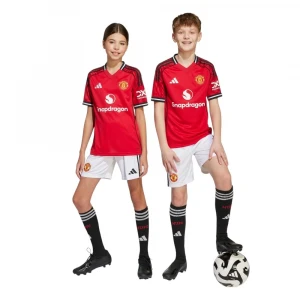 Adidas Manchester United 25/26 Home Kids Shortilari 4