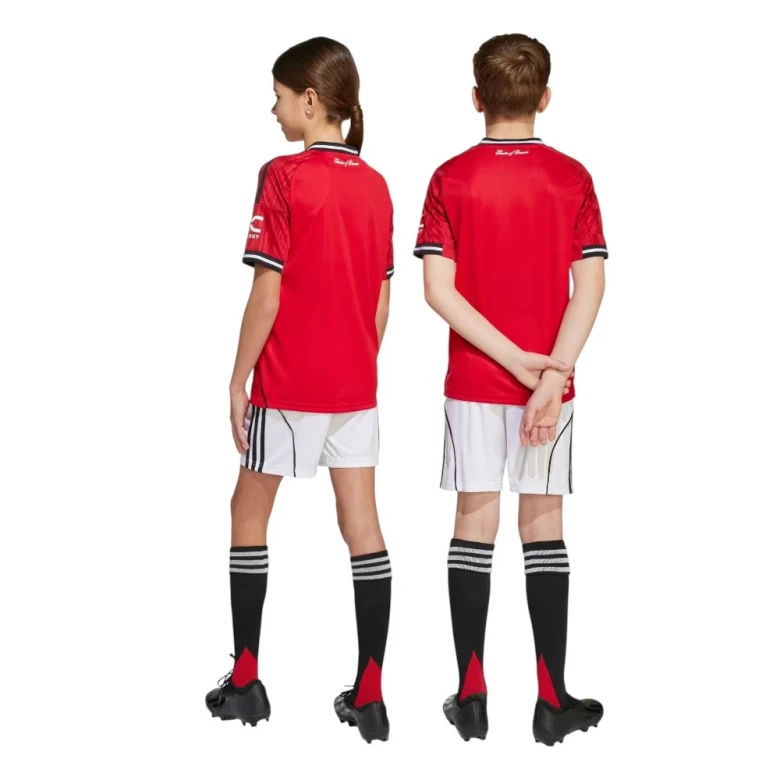 Adidas Manchester United 25/26 Home Kids Shortilari 5