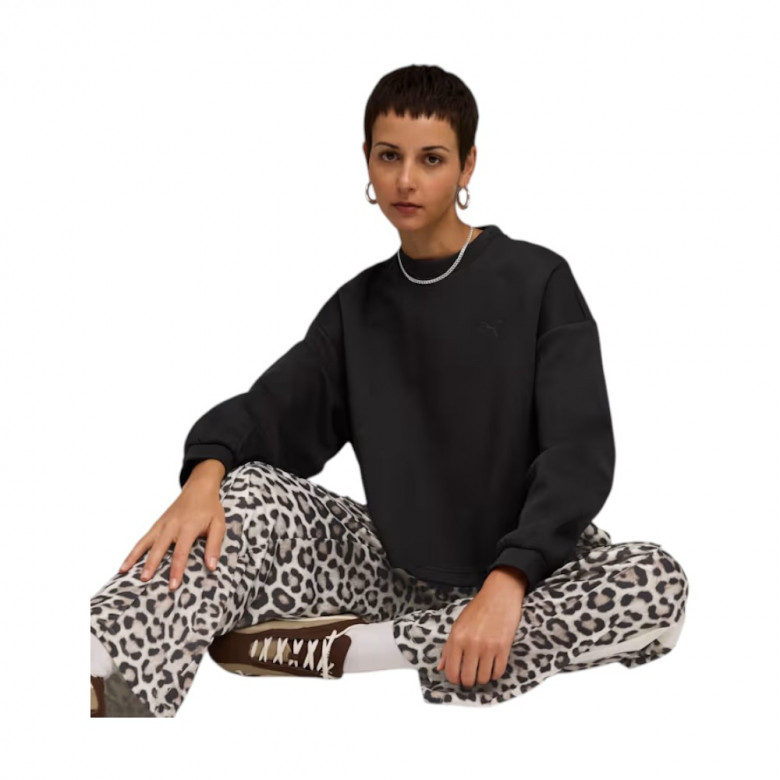 Свитшот Puma Wardrobe Ess Oversized Crew Dk