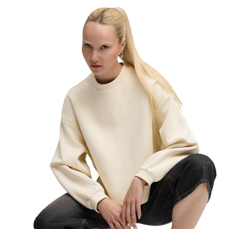 Wardrobe Ess Oversized Crew Dk 2