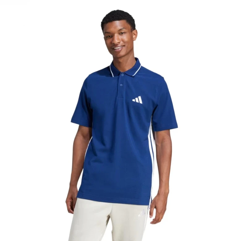 Adidas Essentials 3-Stripes Piqué Polo Futbolkasi