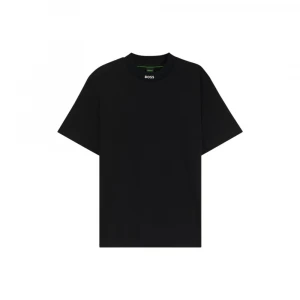 Boss Relaxed-Fit T-Shirt In Stretch Cotton With Logo Collar Futbolkasi 2