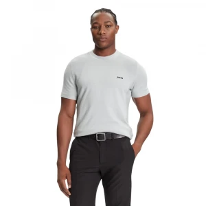 Футболка Boss Thermoregulating Knit T-Shirt In A Cotton Blend