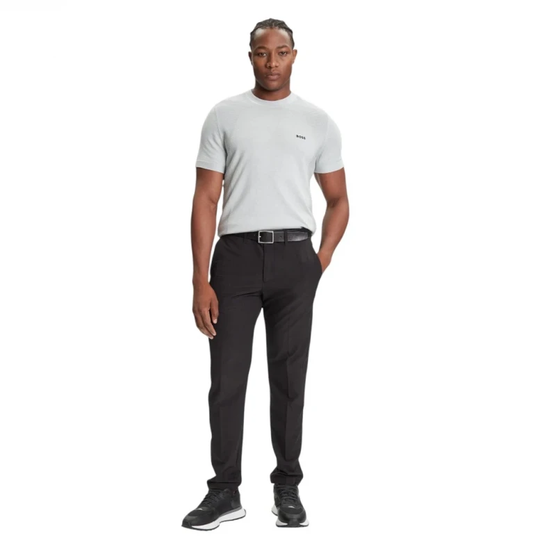 Футболка Boss Thermoregulating Knit T-Shirt In A Cotton Blend 2