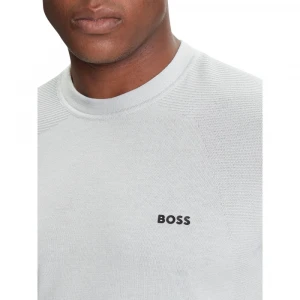 Футболка Boss Thermoregulating Knit T-Shirt In A Cotton Blend 3