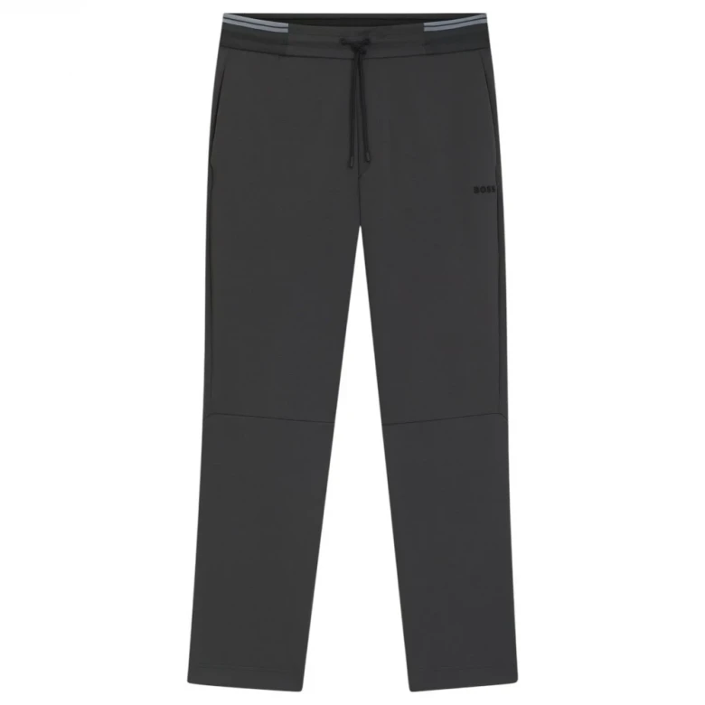 Штаны Boss Cotton-Blend Tracksuit Bottoms With Striped Waistband 3