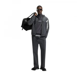 Толстовка Boss Regular-Fit Zip-Up Hoodie In Quilted Jacquard 2