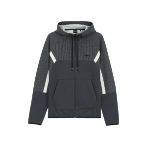 Толстовка Boss Regular-Fit Zip-Up Hoodie In Quilted Jacquard 4