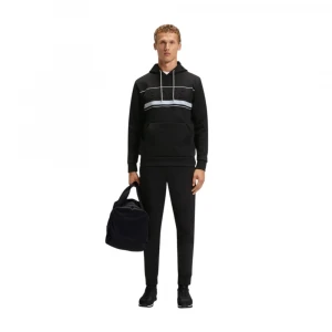 Штаны Boss Cotton-Blend Tracksuit Bottoms With Striped Trims 2