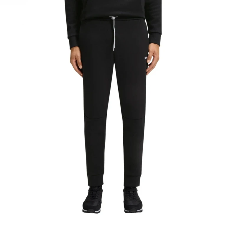 Штаны Boss Cotton-Blend Tracksuit Bottoms With Striped Trims