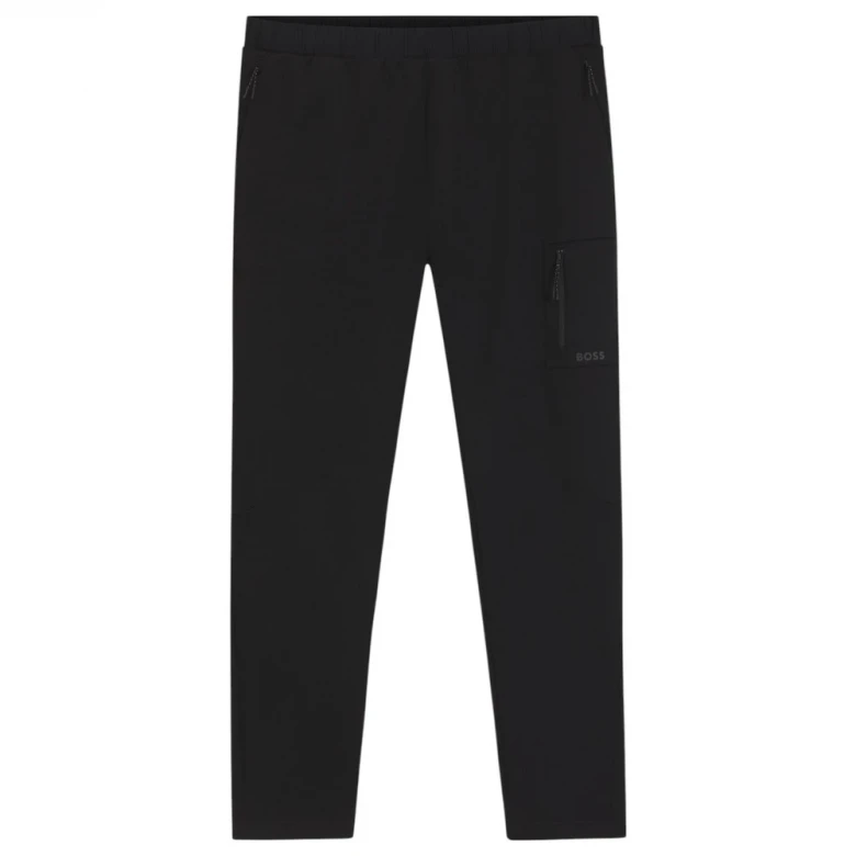 Штаны Boss Regular-Fit Tracksuit Bottoms With Decorative Reflective Details 4