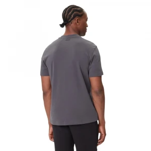 Boss Relaxed-Fit T-Shirt With Tennis-Inspired Mesh-Print Logo Futbolkasi 1