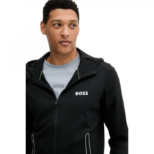Толстовка Boss Active Stretch-Gabardine Zip-Up Hoodie With Thermoregulating Technology 2