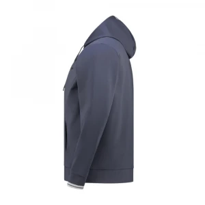 Толстовка Boss Cotton-Blend Zip-Up Hoodie With Stripe Details 1