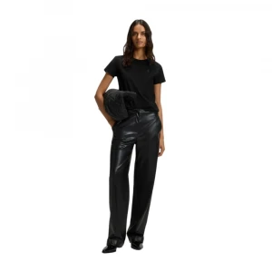 Boss Slim-Fit Mercerised-Cotton T-Shirt With Double B Monogram Futbolkasi 2