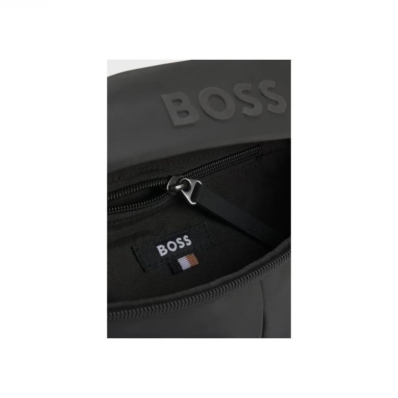 Boss Faux-Leather Belt Bag With Logo Detail Bel Sumkasi 2