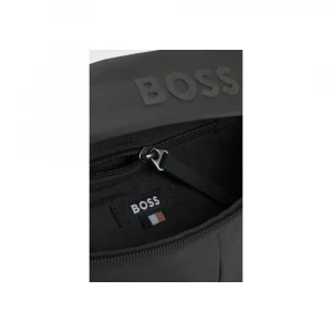 Boss Faux-Leather Belt Bag With Logo Detail Bel Sumkasi 2