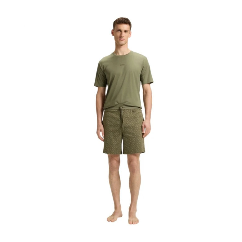 Пижама Boss Gift-Boxed Pyjamas In Cotton With Logo And Monograms 1