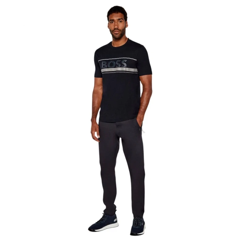 Cotton-jersey T-shirt With Stripes And Logo 2