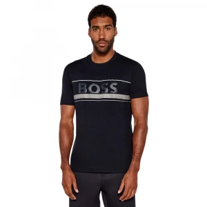 Cotton-jersey T-shirt With Stripes And Logo