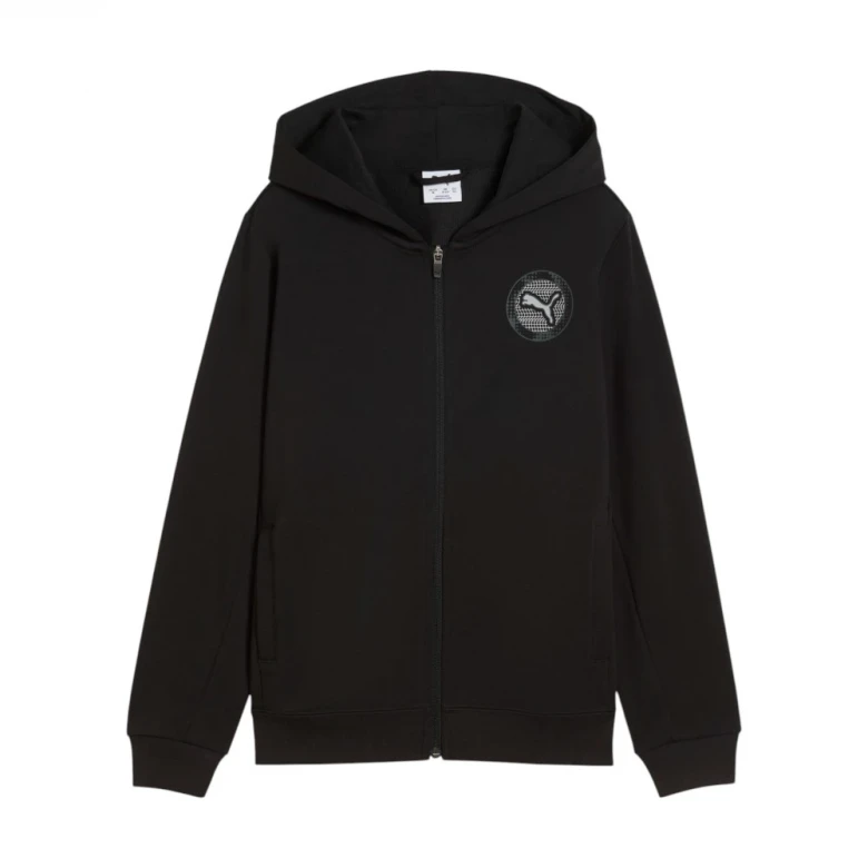 Толстовка Puma Active Sports Full-Zip Hoodie Youth 3