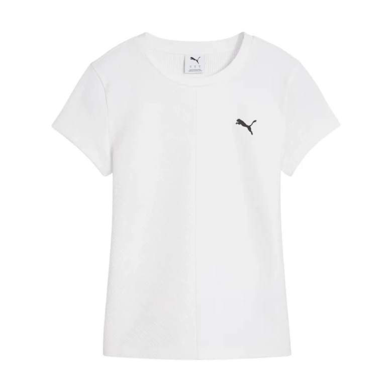 Футболка Puma Wardrobe Ess Ribbed Slimt Tee