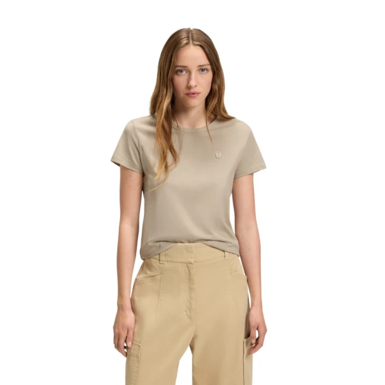 Slim-Fit Mercerised-Cotton T-Shirt With Double B Monogram